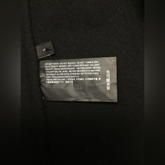 Theory Women’s Classic Black Trench Coat size Large - Picture 10 of 11